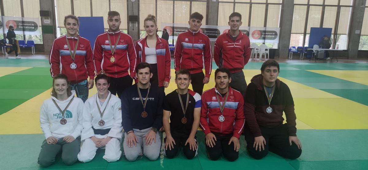 8 MEDALLAS PARA LOS NAVARROS EN LA COPA DE ESPA&Ntilde;A DE JUDO ABSOLUTO BARCELONA 10-04-21. RESULTADOS.